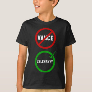 Vance Trump gegen Zelenskyy Weißes Haus erhitzte B T-Shirt