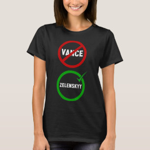 Vance Trump gegen Zelenskyy Weißes Haus erhitzte B T-Shirt
