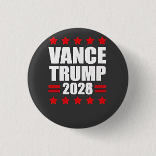 Vance Trump Präsidentschaftswahl 2028 Politisch Button