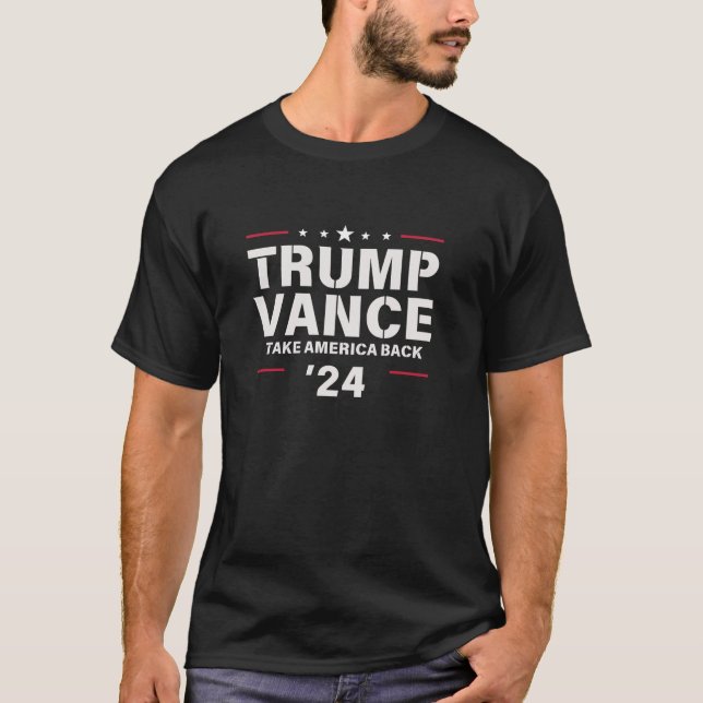 Vance VP Trump Vizepräsident Vance Trump 2024 T S T-Shirt (Vorderseite)