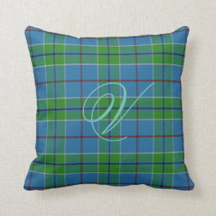 Vancetartan-Monogramm-Kissen Kissen