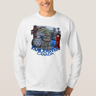 Vancouver-Andenken-langes T-Shirt