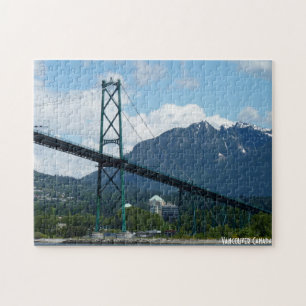 Vancouver-Andenken-Puzzlespiel-kundenspezifische Puzzle