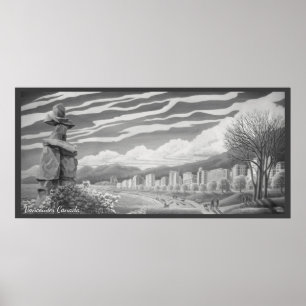 Vancouver Art Posters Vancouver Inukshuk Prints Poster