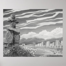 Vancouver Art Posters Vancouver Inukshuk Prints Poster