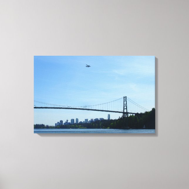Vancouver Art Print Lions Gate City Leinwand (Vorderseite)