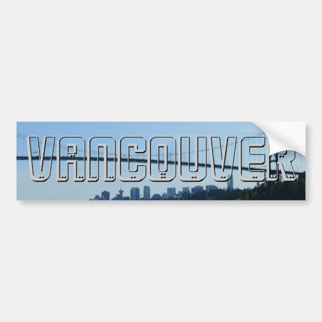 Vancouver Autoaufkleber Lions Gate Souvenirs (Vorne)