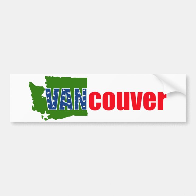 Vancouver, Autoaufkleber Washington (Vorne)