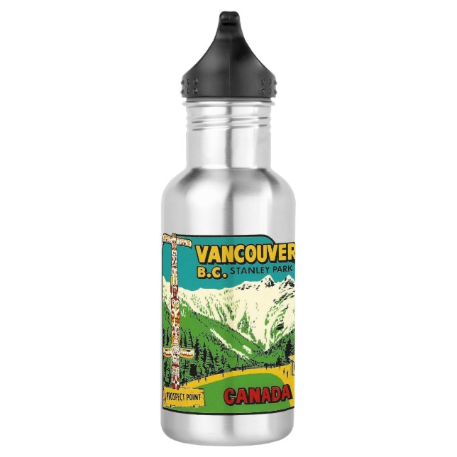 Vancouver B.C. Edelstahlflasche (Rechts)