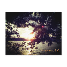 Vancouver, B.C. Sonnenuntergang