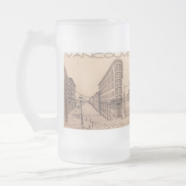 Vancouver BC Canada Beer Tasse & Mattierte Brillen (Links)