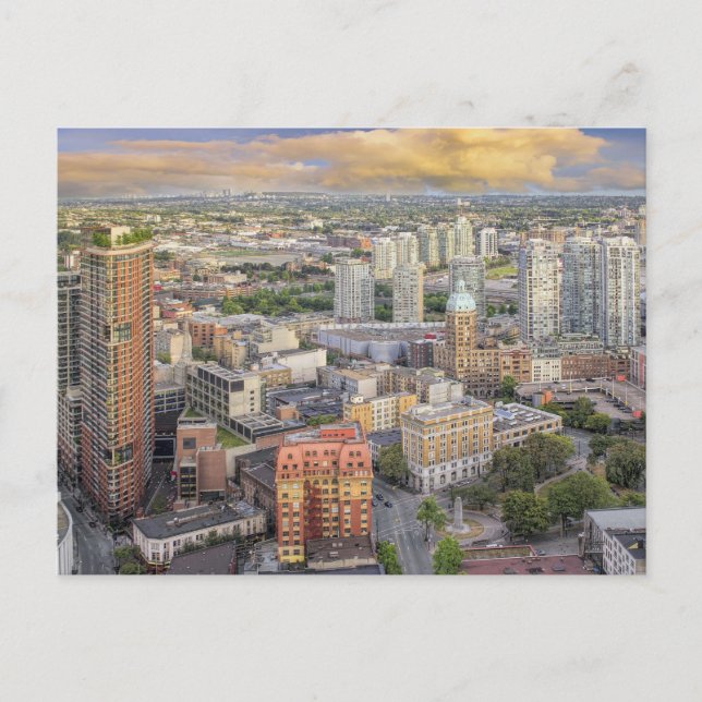 Vancouver BC Canada Downtown City Postcard Postkarte (Vorderseite)