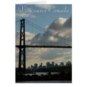 Vancouver BC Souvenir Cards Custom Vancouver Cards