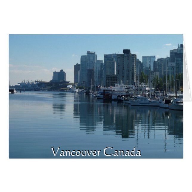 Vancouver BC Souvenir Cards Personalisiert Vancouv (Vorderseite (Horizontal))