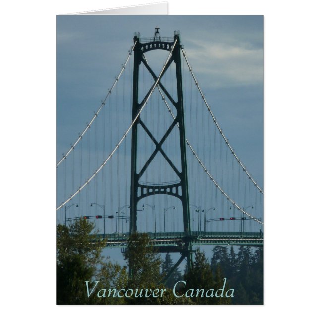 Vancouver BC Souvenir Cards Sehenswürdigkeit Cards (Vorne)