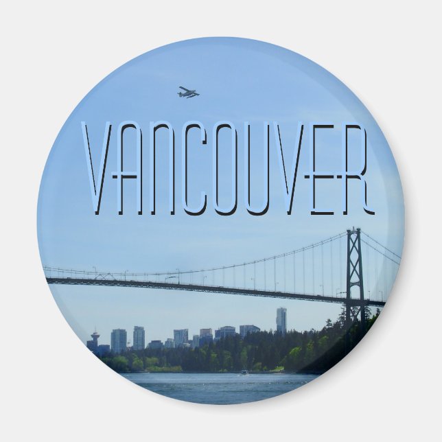 Vancouver BC Souvenir Magnets Vancouver Geschenke Magnet (Vorne)
