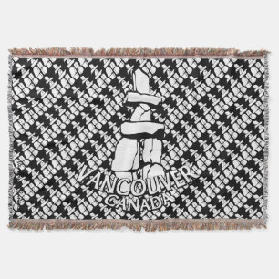 Vancouver Blanket Vancouver Inukshuk Souvenir Gesc Decke