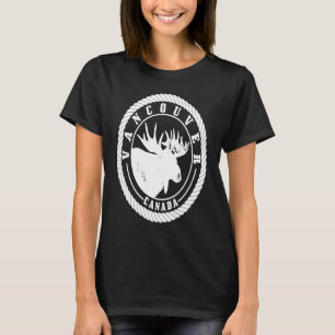 Vancouver British Columbia Canada Moose Vintag Ca T-Shirt