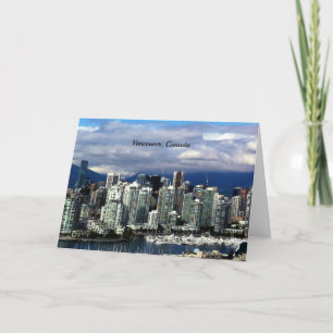 Vancouver, British Columbia, Kanada CityCape Karte