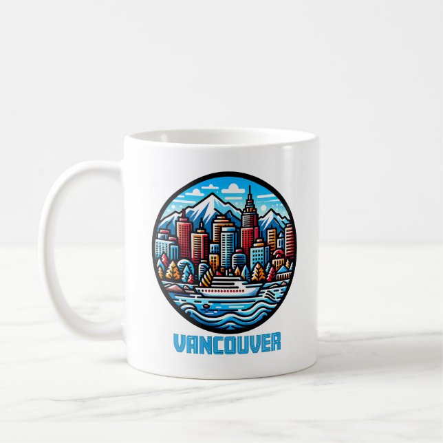 Vancouver British Columbia Kanada Kaffeetasse (Links)