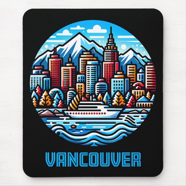 Vancouver British Columbia Kanada Mousepad (Vorne)