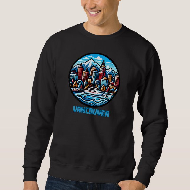 Vancouver British Columbia Kanada Sweatshirt (Vorderseite)