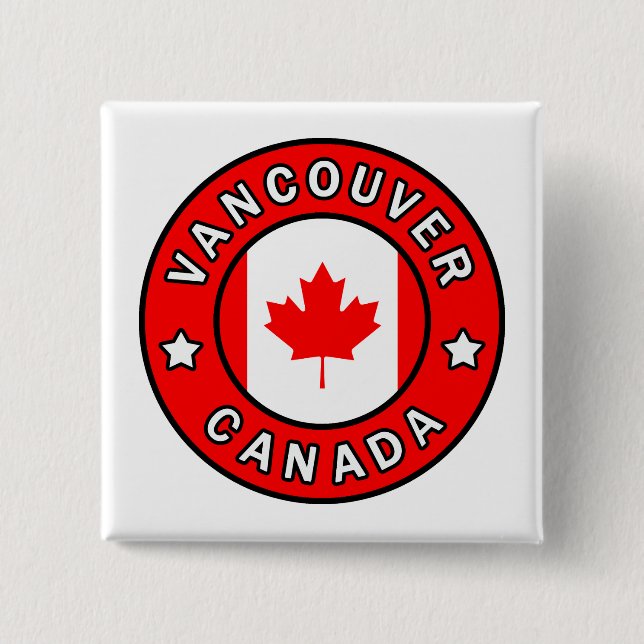 Vancouver Canada Button (Vorderseite)