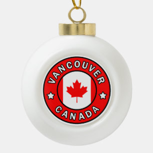 Vancouver Canada Keramik Kugel-Ornament