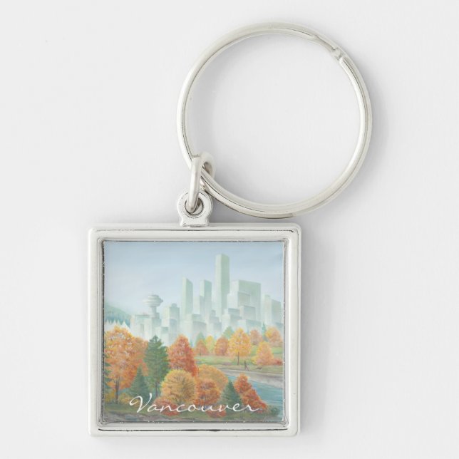 Vancouver Canada Key Chain Landschaft Souvenirs Schlüsselanhänger (Vorne)
