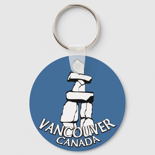 Vancouver Canada Key Chain Vancouver Souvenirs Schlüsselanhänger (Vorderseite)