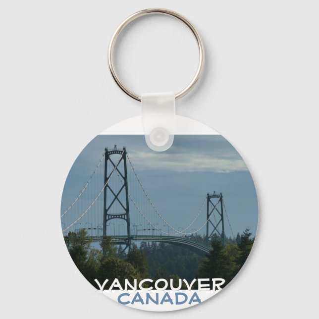Vancouver Canada Key Chain Vancouver Souvenirs Schlüsselanhänger (Vorderseite)