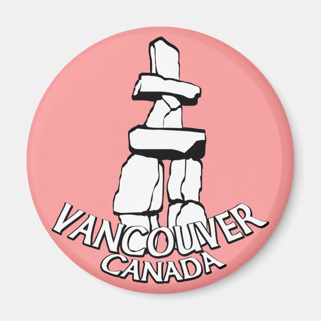 Vancouver Canada Kühlschrankmagnets Souvenir Magne Magnet (Vorne)