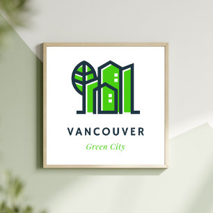 Vancouver Canada Nachhaltig Green City Poster