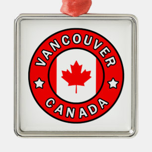 Vancouver Canada Ornament Aus Metall