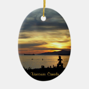 Vancouver Canada Ornament Custom Vancouver Geschen