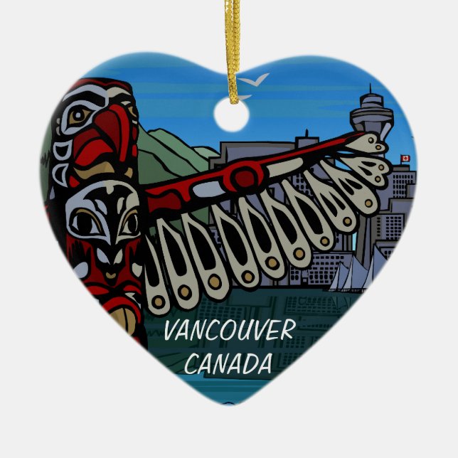 Vancouver Canada Ornament Personized Vancouver (Vorne)