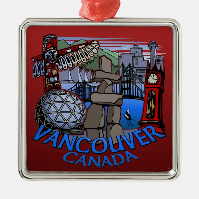 Vancouver Canada Ornament Souvenir Dekoration (Vorne)