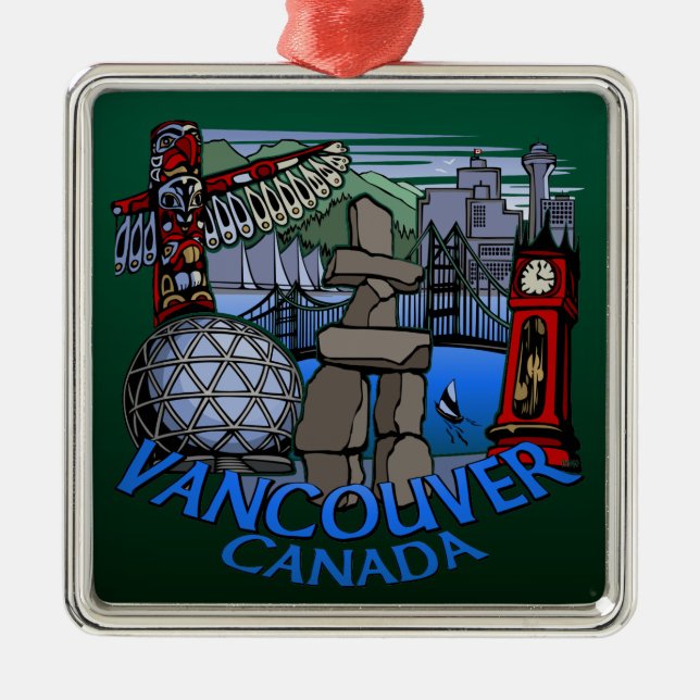 Vancouver Canada Ornament Souvenir Dekoration (Vorne)