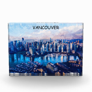 Vancouver Canada Panorama View Fotoblock