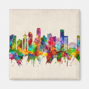 Vancouver Canada Skyline Magnet