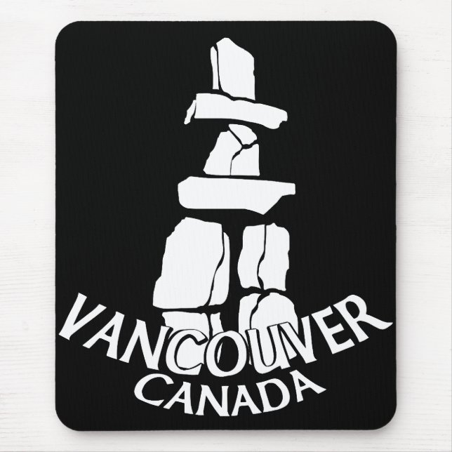 Vancouver Canada Souvenir Mousepad Inukshuk (Vorne)