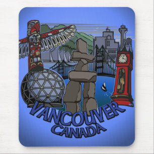 Vancouver Canada Souvenir Mousepad Sehenswürdigkei