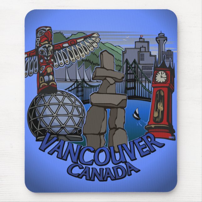 Vancouver Canada Souvenir Mousepad Sehenswürdigkei (Vorne)
