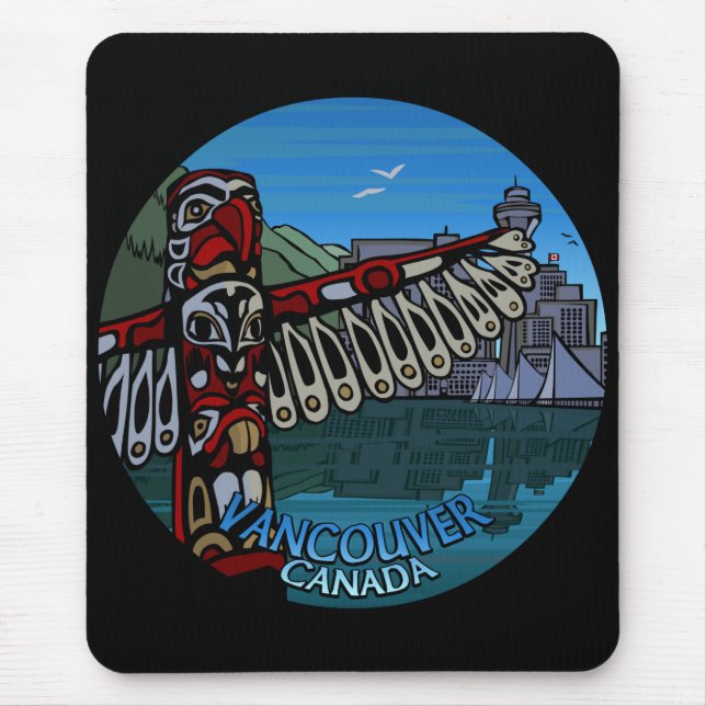 Vancouver Canada Souvenir Mousepad Vancouver Gesch (Vorne)