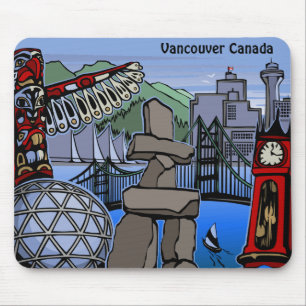 Vancouver Canada Souvenir Mousepad Vancouver Gesch