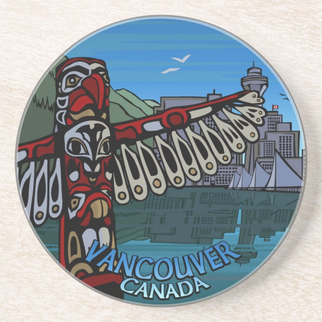Vancouver Canada Souvenir Untersetzer Vancouver Ge (Vorne)