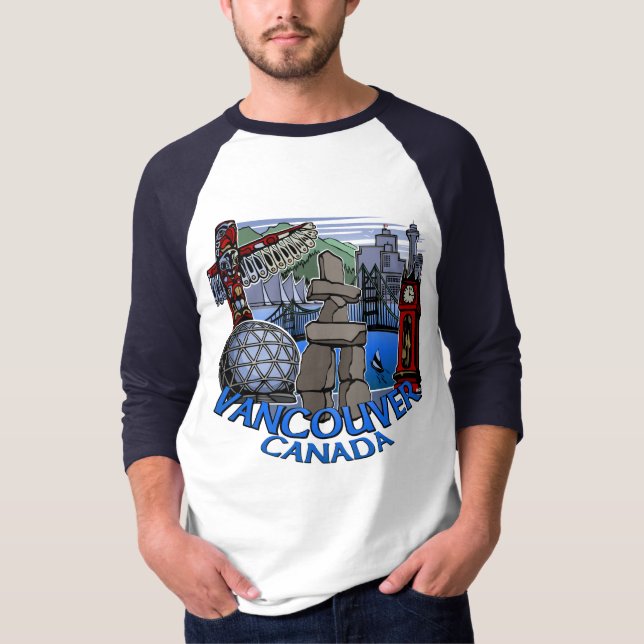 Vancouver Canada Souvenir Women's Jersey Shirt (Vorderseite)