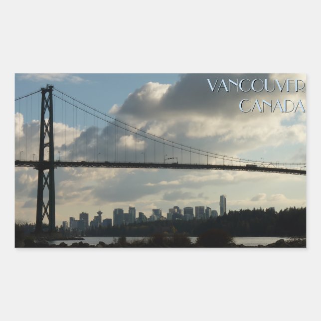 Vancouver Canada Stickers Lions Gate Souvenirs (Vorderseite)