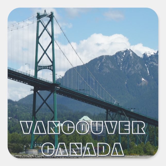 Vancouver Canada Stickers Lions Gate Souvenirs (Vorderseite)