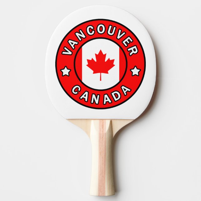 Vancouver Canada Tischtennis Schläger (Vorderseite)